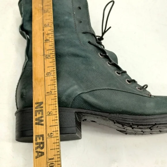 Miz Mooz Nala Combat Boots in Distressed Jade - Picture 13 of 13